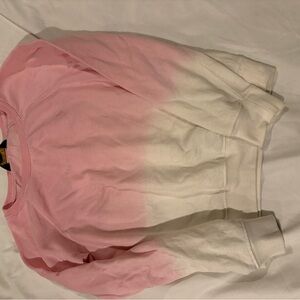 Polo by Ralph Lauren Pink and White Ombre Sweatshirt